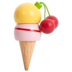 Small Foot - Eisständer Aus Holz, 21-tlg. -Spielzeugwelt Verkauf 5410223g