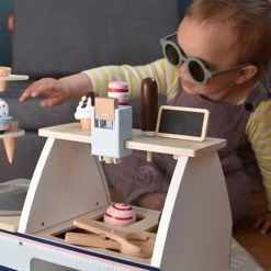 Small Foot - Eisständer Aus Holz, 21-tlg. -Spielzeugwelt Verkauf 5410223t