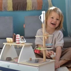 Small Foot - Eisständer Aus Holz, 21-tlg. -Spielzeugwelt Verkauf 5410223u