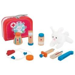 Small Foot - Tierarzt-Set Aus Holz Im Koffer, 9-tlg. -Spielzeugwelt Verkauf 5410226e