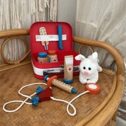 Small Foot - Tierarzt-Set Aus Holz Im Koffer, 9-tlg. -Spielzeugwelt Verkauf 5410226g