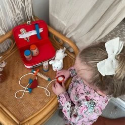 Small Foot - Tierarzt-Set Aus Holz Im Koffer, 9-tlg. -Spielzeugwelt Verkauf 5410226h