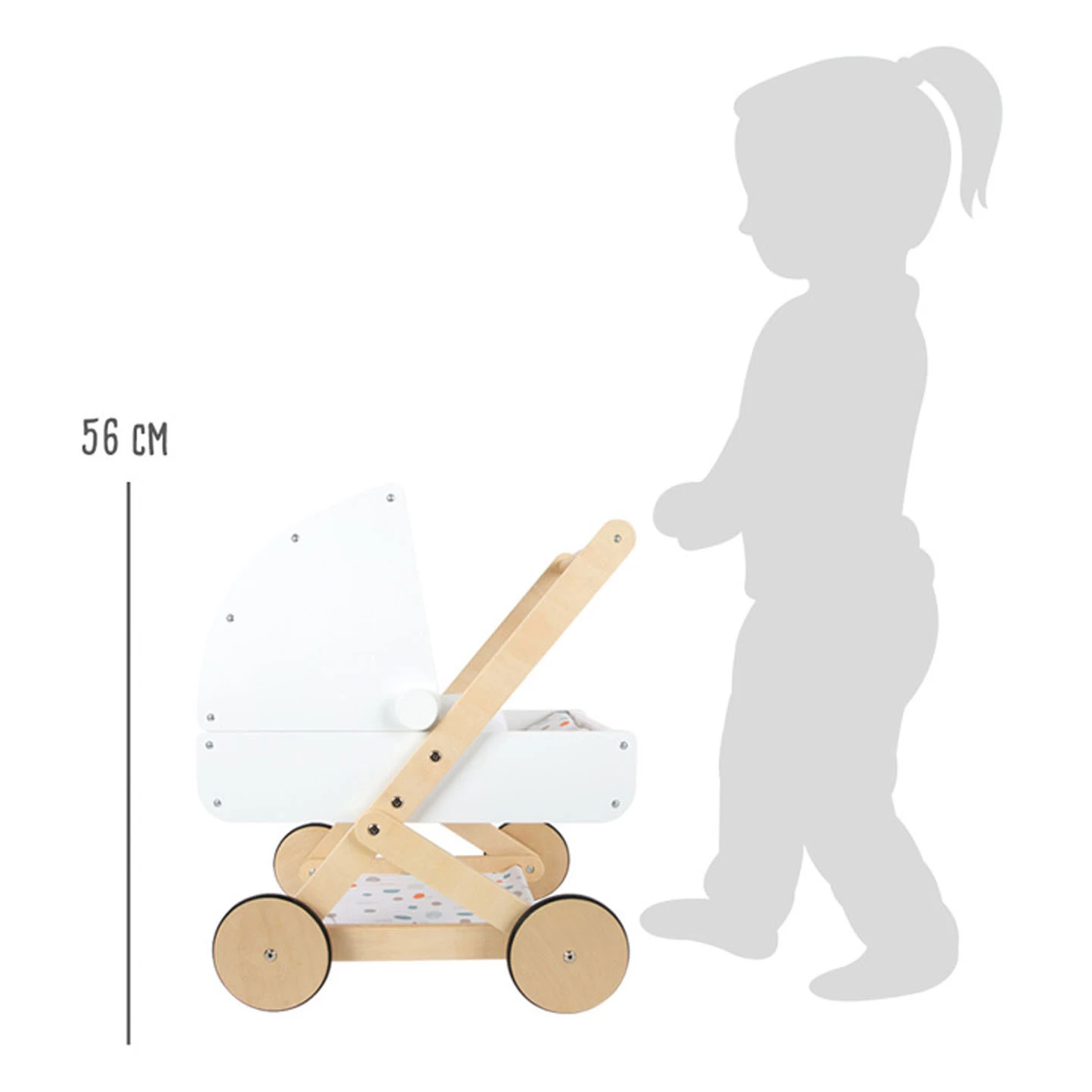 Small Foot - Puppenwagen Aus Holz Little Button 15 Small Foot - Puppenwagen Aus Holz Little Button – Bild 13