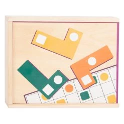 Small Foot - Holzpuzzle Mit Geometrischen Formen