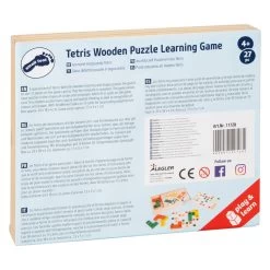 Small Foot - Holzpuzzle Mit Geometrischen Formen -Spielzeugwelt Verkauf 5410309q