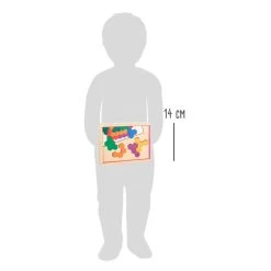 Small Foot - Holzformpuzzle Sechseck 12 Small Foot - Holzformpuzzle Sechseck -Spielzeugwelt Verkauf 5410310f