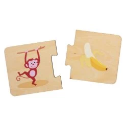 Small Foot - Holzpuzzle Tiere Und Ihre Nahrung -Spielzeugwelt Verkauf 5410312d