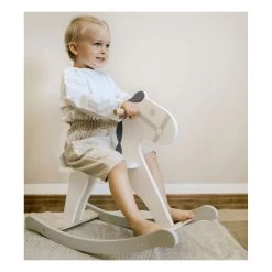 Small Foot - Schaukelpferd Aus Holz Skandi Weiß -Spielzeugwelt Verkauf 5410346e