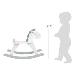 Small Foot - Schaukelpferd Aus Holz Skandi Weiß -Spielzeugwelt Verkauf 5410346f