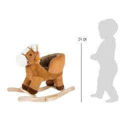 Small Foot - Schaukelpferd Aus Holz Braun Mit Sitz Und Sound -Spielzeugwelt Verkauf 5410352d