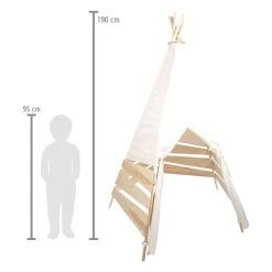 Small Foot - Tipi-Zelt Aus Holz Für Den Außenbereich -Spielzeugwelt Verkauf 5410354h1