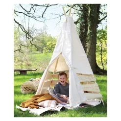 Small Foot - Tipi-Zelt Aus Holz Für Den Außenbereich -Spielzeugwelt Verkauf 5410354k
