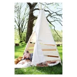 Small Foot - Tipi-Zelt Aus Holz Für Den Außenbereich -Spielzeugwelt Verkauf 5410354l