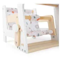 Small Foot - Kombi-Puppenstuhl Aus Holz Little Button -Spielzeugwelt Verkauf 5410400k