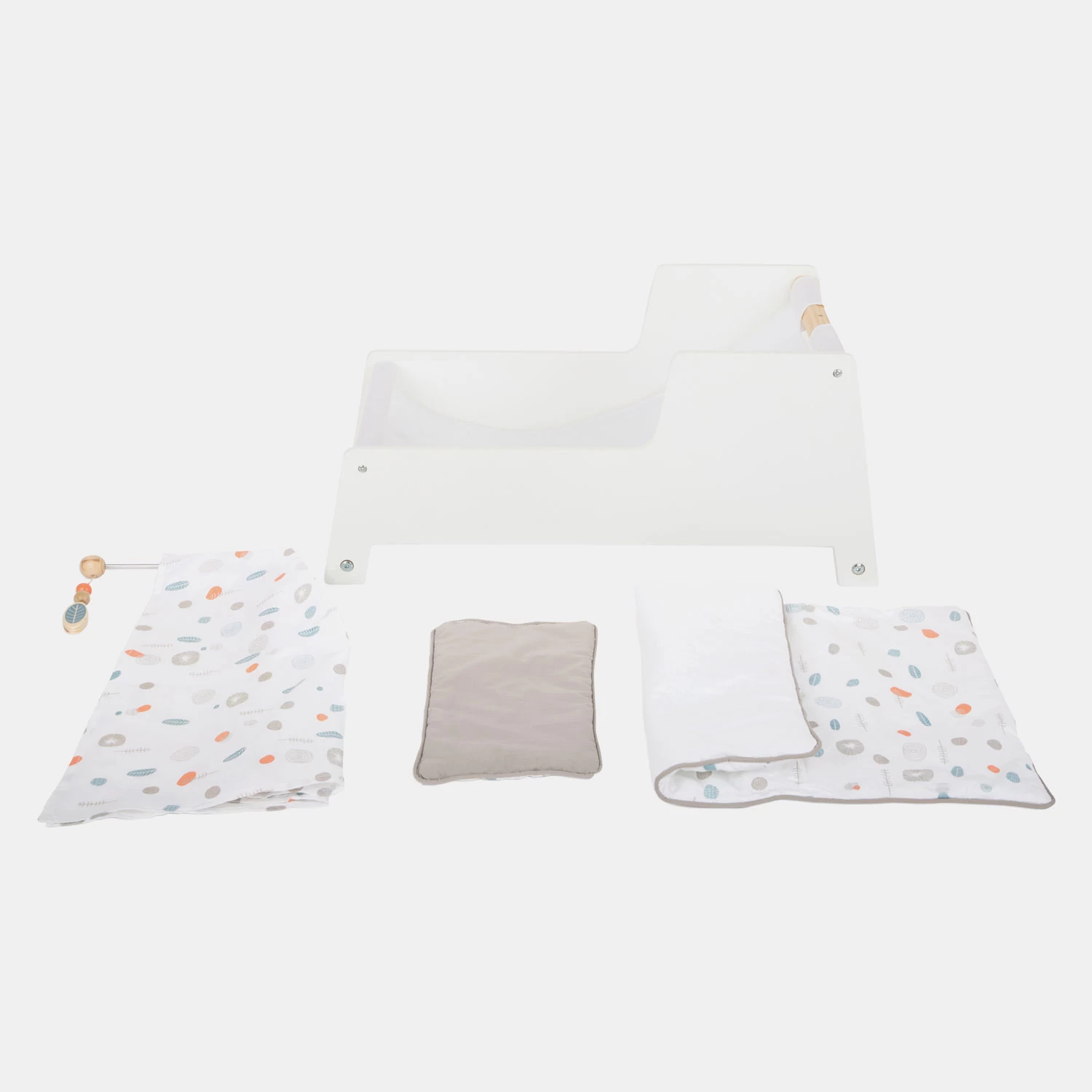 Small Foot - Holzschaukel-Puppenbett Little Button 6 Small Foot - Holzschaukel-Puppenbett Little Button – Bild 4