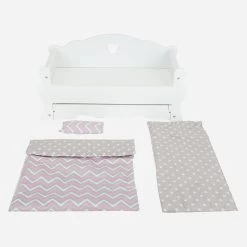 Small Foot - Puppenbett Aus Holz Mit Schublade Und Bettwäsche, 4dlg. -Spielzeugwelt Verkauf 5410407d