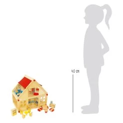 Small Foot - Puppenhaus Aus Holz Mit Möbeln, 23dlg. -Spielzeugwelt Verkauf 5410409f