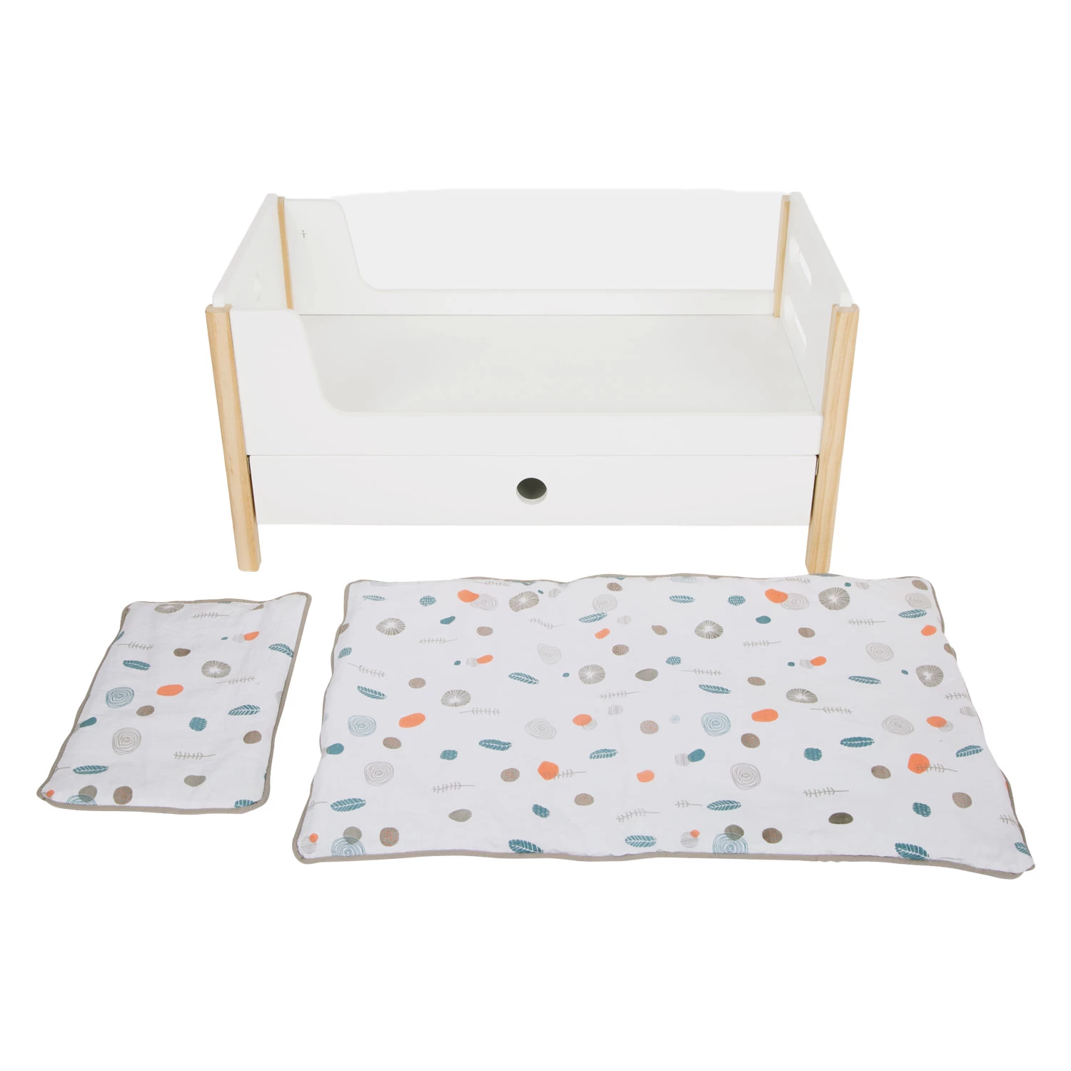 Small Foot - Holzpuppe Hochschläfer Little Button Mit Bettwäsche, 6dlg. 6 Small Foot - Holzpuppe Hochschläfer Little Button Mit Bettwäsche, 6dlg. – Bild 4