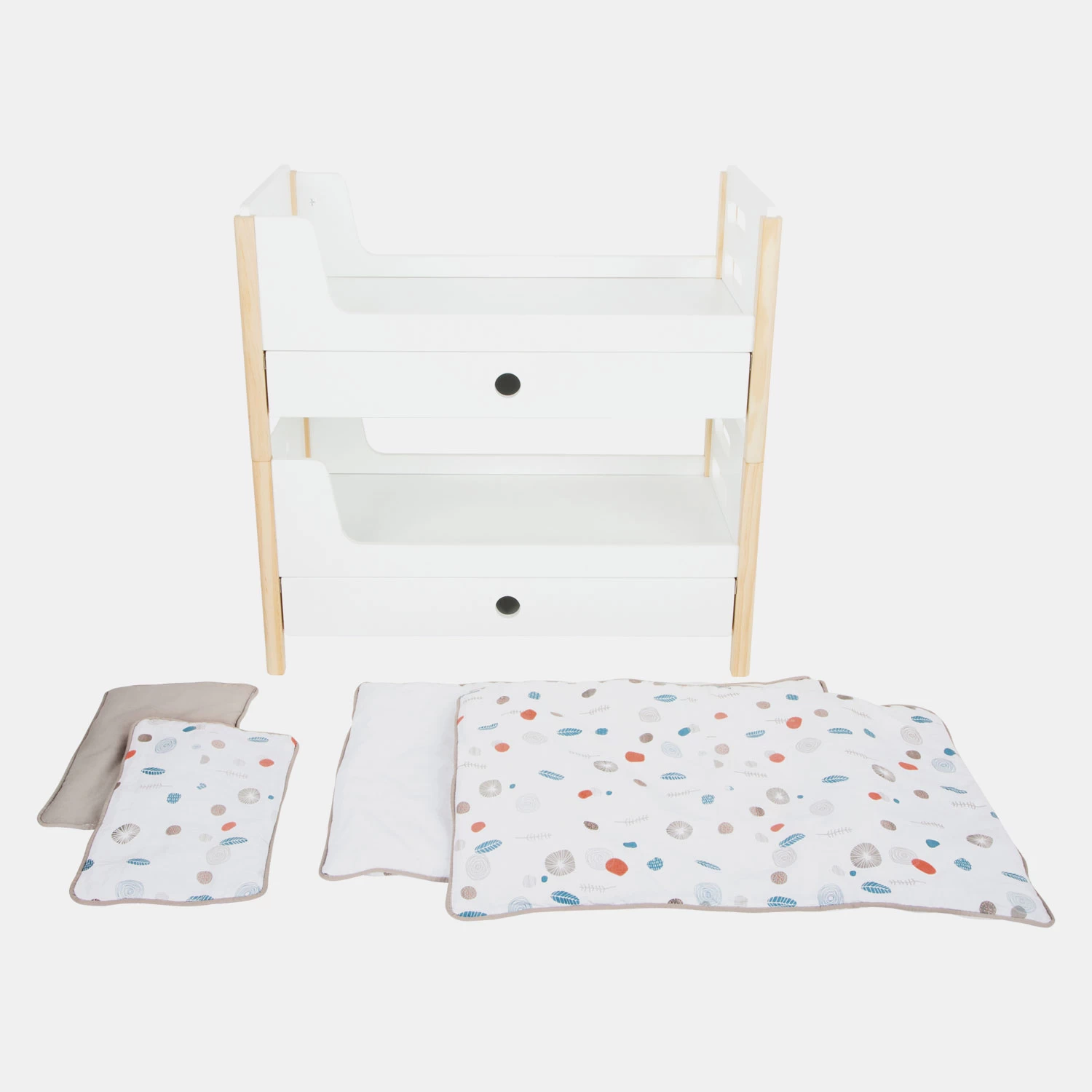 Small Foot - Holzpuppe Hochschläfer Little Button Mit Bettwäsche, 6dlg. 8 Small Foot - Holzpuppe Hochschläfer Little Button Mit Bettwäsche, 6dlg. – Bild 6