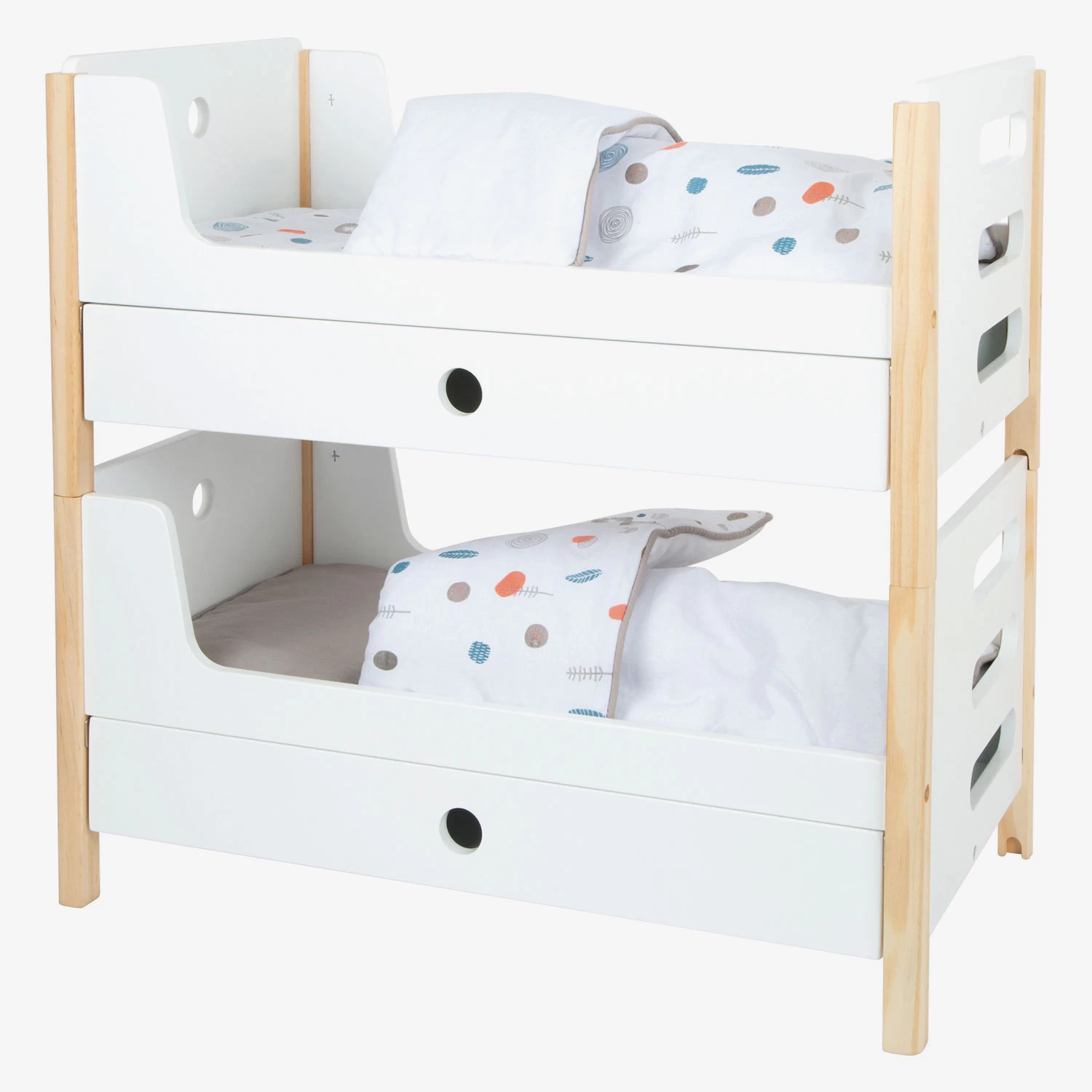 Small Foot - Holzpuppe Hochschläfer Little Button Mit Bettwäsche, 6dlg. 9 Small Foot - Holzpuppe Hochschläfer Little Button Mit Bettwäsche, 6dlg. – Bild 7