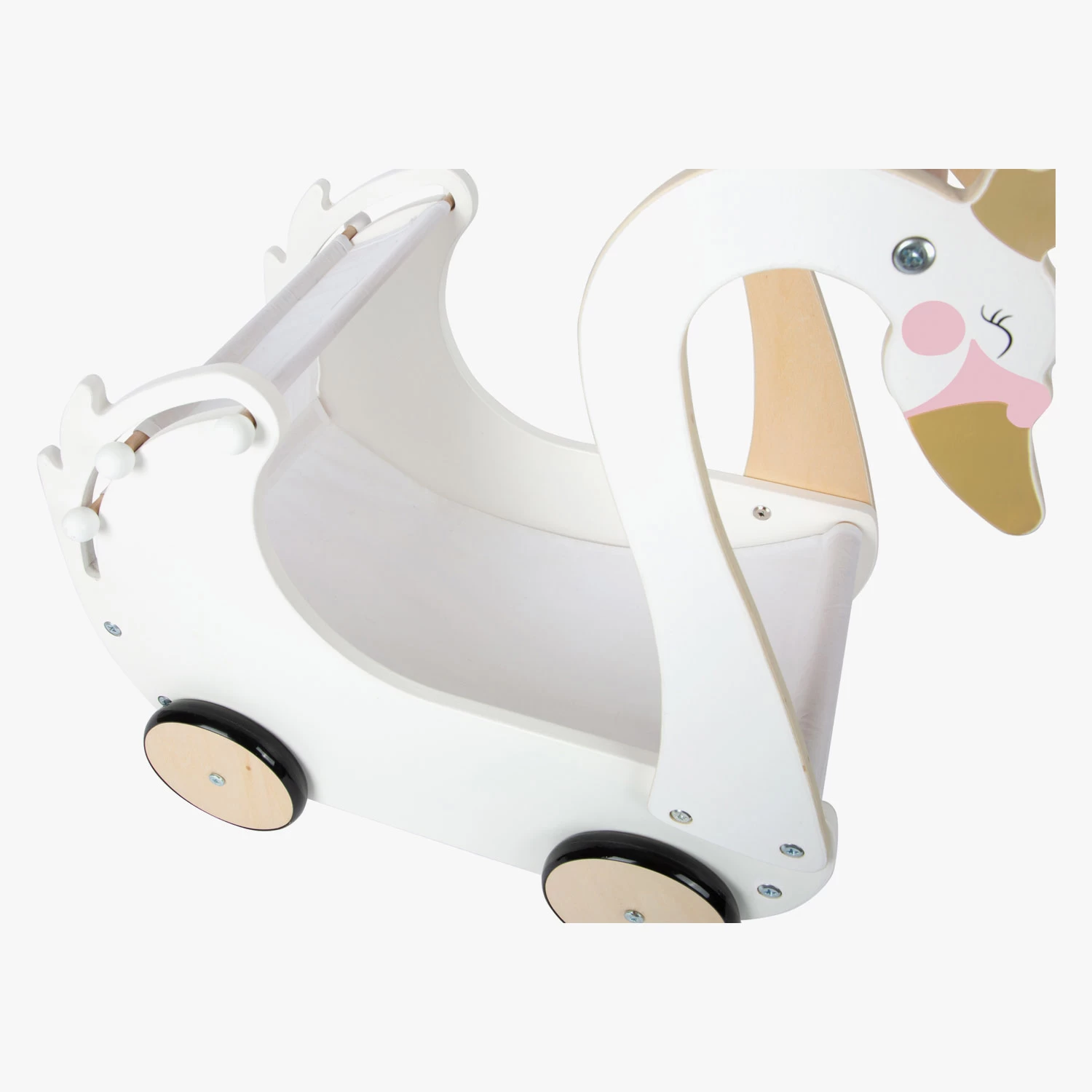 Small Foot - Puppenwagen Schwan Aus Holz 10 Small Foot - Puppenwagen Schwan Aus Holz – Bild 8