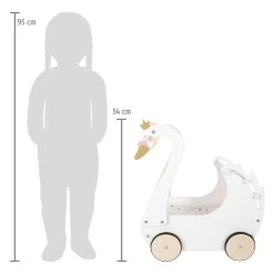 Small Foot - Puppenwagen Schwan Aus Holz 19 Small Foot - Puppenwagen Schwan Aus Holz -Spielzeugwelt Verkauf 5410412j