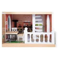 Small Foot - Urban Villa Puppenhaus Aus Holz Mit Möbeln, 9dlg. -Spielzeugwelt Verkauf 5410413f