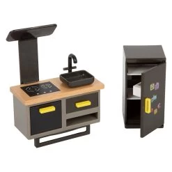 Small Foot - Urban Villa Puppenhaus Aus Holz Mit Möbeln, 9dlg. -Spielzeugwelt Verkauf 5410413h