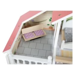 Small Foot - Urban Villa Puppenhaus Aus Holz Mit Möbeln, 9dlg. -Spielzeugwelt Verkauf 5410413k
