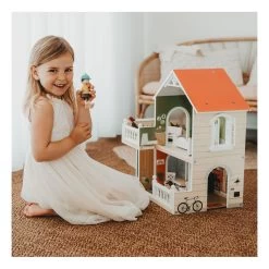 Small Foot - Urban Villa Puppenhaus Aus Holz Mit Möbeln, 9dlg. -Spielzeugwelt Verkauf 5410413r