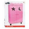 Small Foot - Puppenkleiderschrank Aus Holz, Rosa