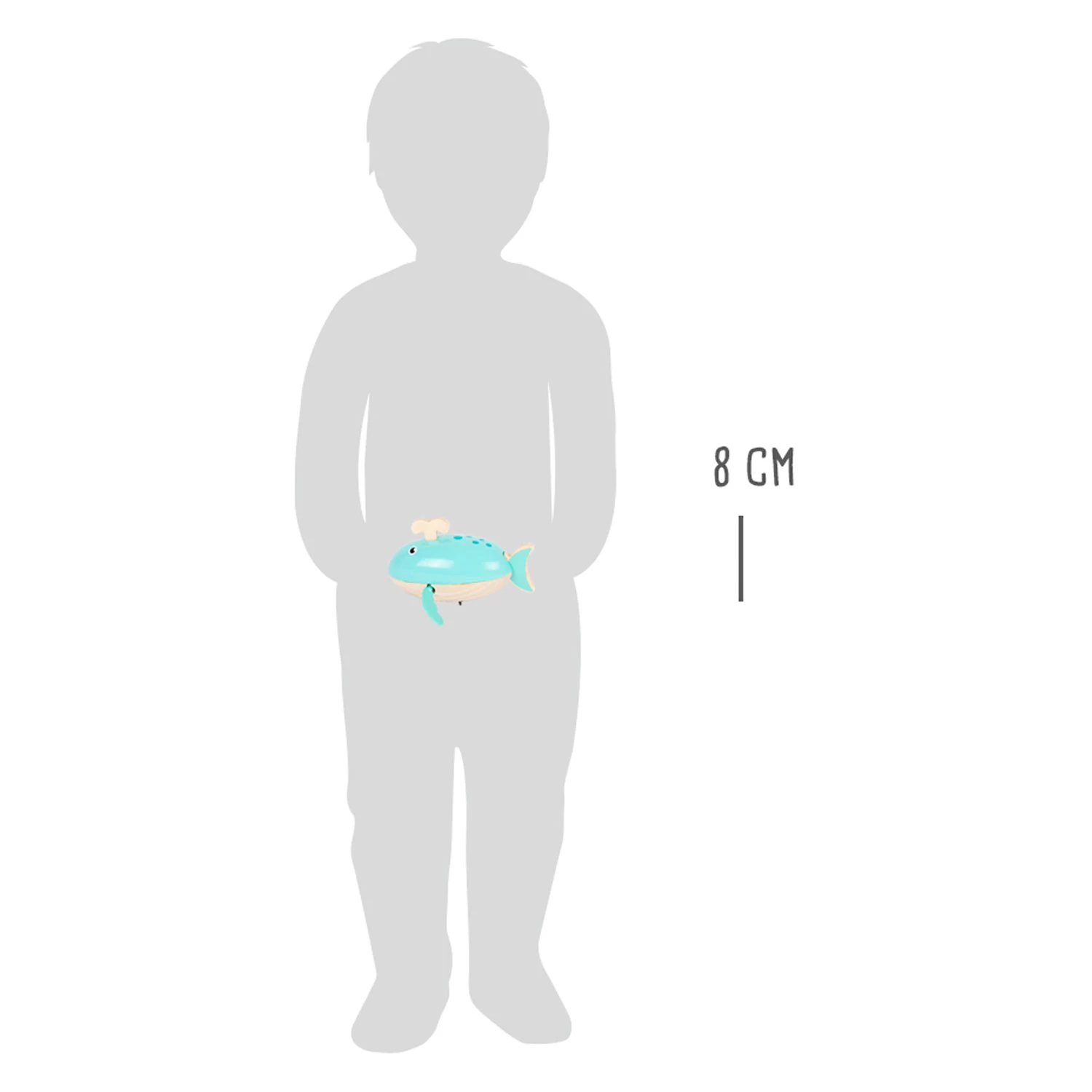 Small Foot - Badespielzeug Wal Aus Holz Zum Aufziehen 7 Small Foot - Badespielzeug Wal Aus Holz Zum Aufziehen – Bild 5