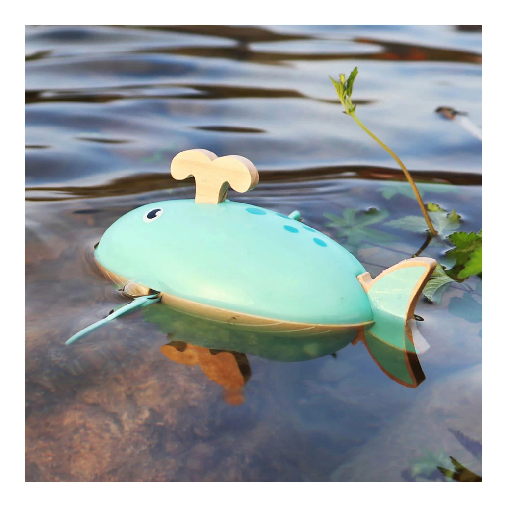 Small Foot - Badespielzeug Wal Aus Holz Zum Aufziehen 8 Small Foot - Badespielzeug Wal Aus Holz Zum Aufziehen – Bild 6