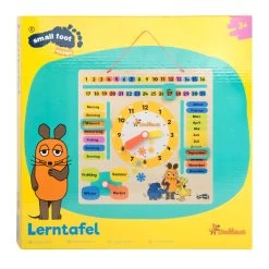 Small Foot - Holz-Lernbrett Uhr Uhr Maus - Deutsche Sprache