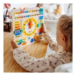 Small Foot - Holz-Lernbrett Uhr Uhr Maus - Deutsche Sprache -Spielzeugwelt Verkauf 5410484d