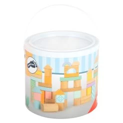 Small Foot - Holzbausteine ​​Pastell, 50dlg.