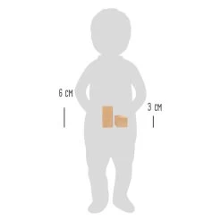 Small Foot - Holzbausteine ​​Safari, 50dlg. -Spielzeugwelt Verkauf 5410539e