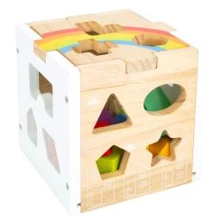 Small Foot - Holz-Formsortierwürfel Regenbogen, -Spielzeugwelt Verkauf 5410545b1