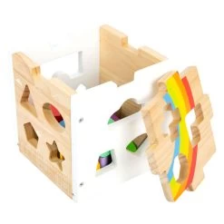 Small Foot - Holz-Formsortierwürfel Regenbogen, -Spielzeugwelt Verkauf 5410545d1
