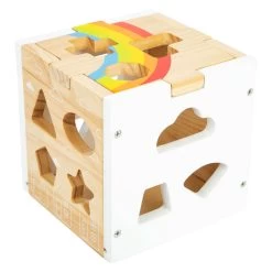 Small Foot - Holz-Formsortierwürfel Regenbogen, -Spielzeugwelt Verkauf 5410545h1