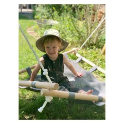 Small Foot - Nestschaukel Mit Holzrahmen, 100x100cm -Spielzeugwelt Verkauf 5410674g