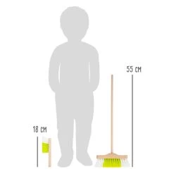 Small Foot - Holzkehrset Mit Besen, 3-tlg. -Spielzeugwelt Verkauf 5410717h