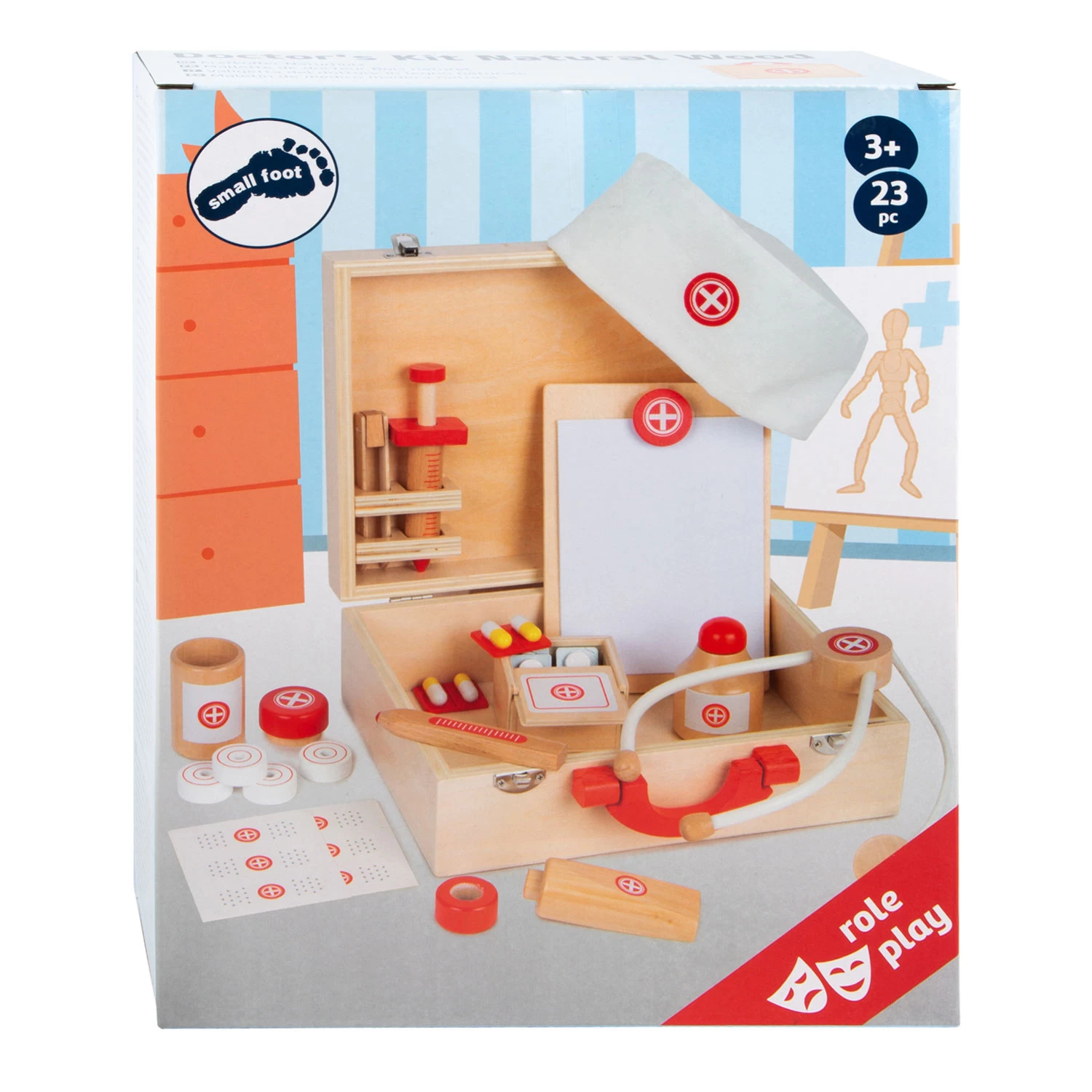 Small Foot - Arztkoffer Aus Holz, 23-tlg. 3 Small Foot - Arztkoffer Aus Holz, 23-tlg.