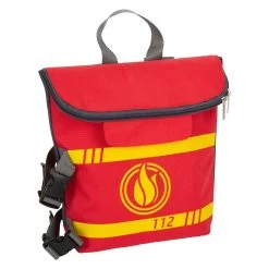Small Foot - Feuerwehrrucksack Mit Feuerwehr-Attributen Aus Holz, 8dlg. -Spielzeugwelt Verkauf 5410783g