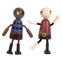 Small Foot - Holzpuppen Pirat Biegbar, 6tlg. -Spielzeugwelt Verkauf 5410797f
