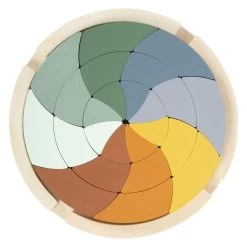 Small Foot - Holzformpuzzle Safari Rund, 24-tlg. -Spielzeugwelt Verkauf 5410837c