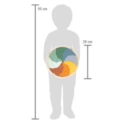 Small Foot - Holzformpuzzle Safari Rund, 24-tlg. -Spielzeugwelt Verkauf 5410837g