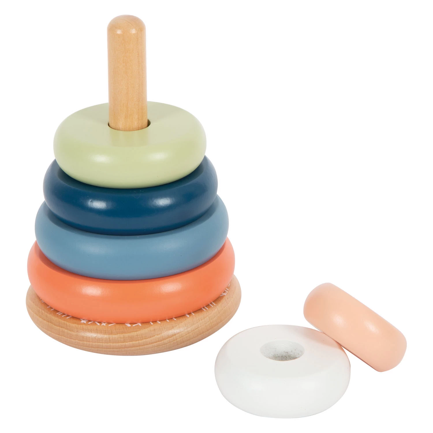 Small Foot - Holzstapelturm Arctic, 7-tlg. 4 Small Foot - Holzstapelturm Arctic, 7-tlg. – Bild 2