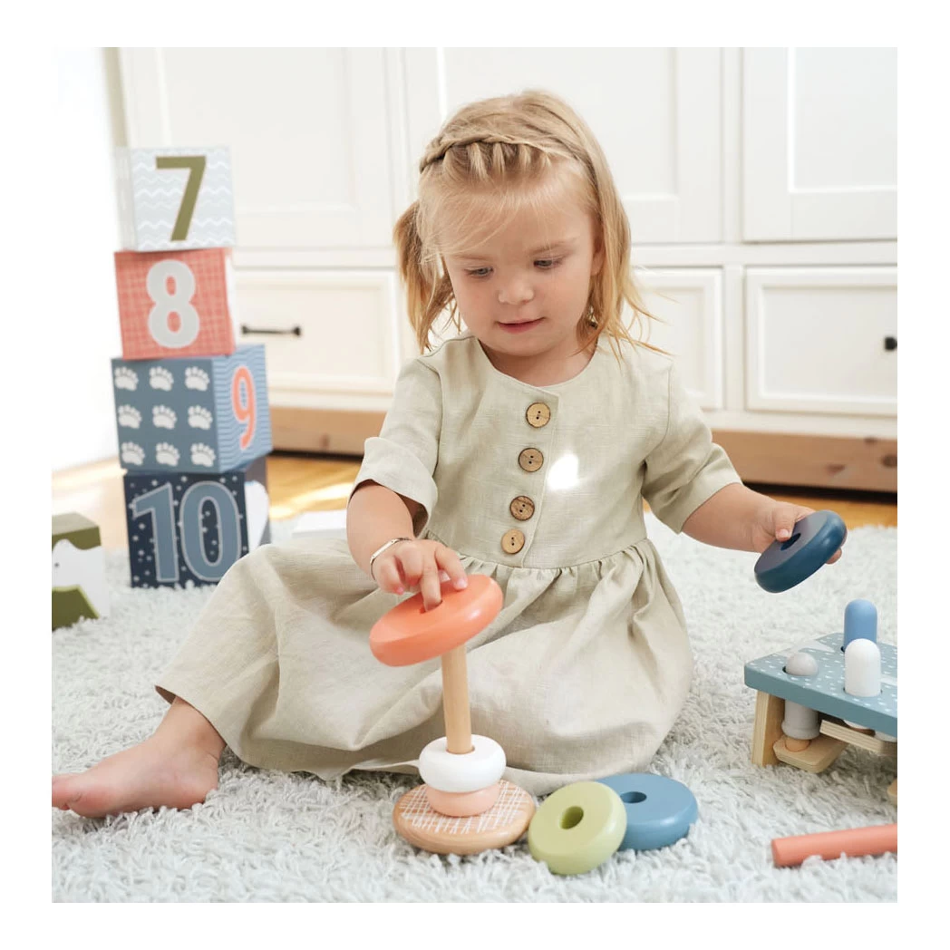 Small Foot - Holzstapelturm Arctic, 7-tlg. 6 Small Foot - Holzstapelturm Arctic, 7-tlg. – Bild 4