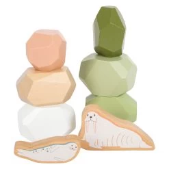 Small Foot - Balancesteine Arktis Aus Holz, 11 Stk.